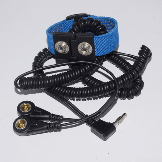 Anti-static double loop wrist strap