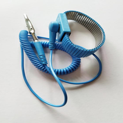 Anti-static metal wrist strap