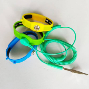 Anti-static silicone wrist strap