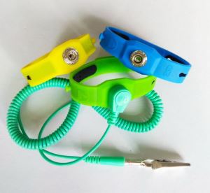 Silicone wrist strap