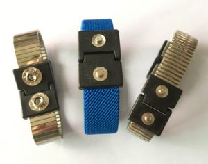 Metal double loop wrist strap