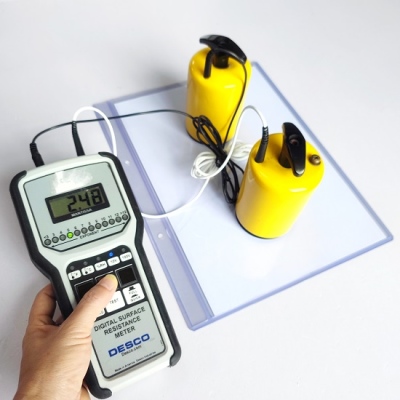 Anti-static sign card holder